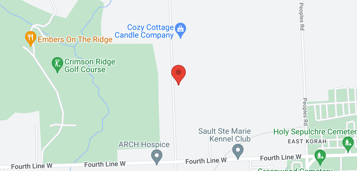 map of 576 Brule RD